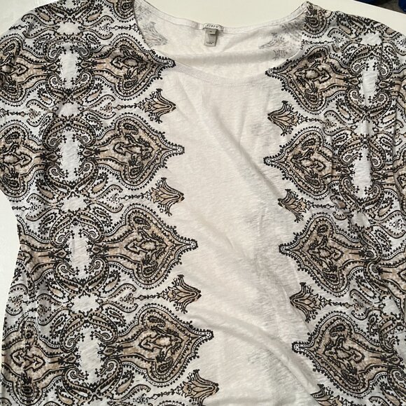 J. Crew Linen Blouse (Size Medium / Good Condition) - Picture 10 of 11